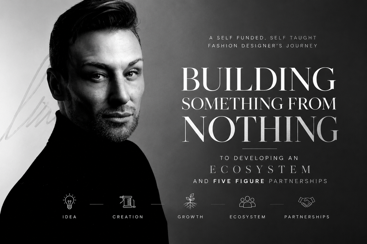 From Self-Taught small town designer, to five figure International Partnership, and Everything It Took to Get Here